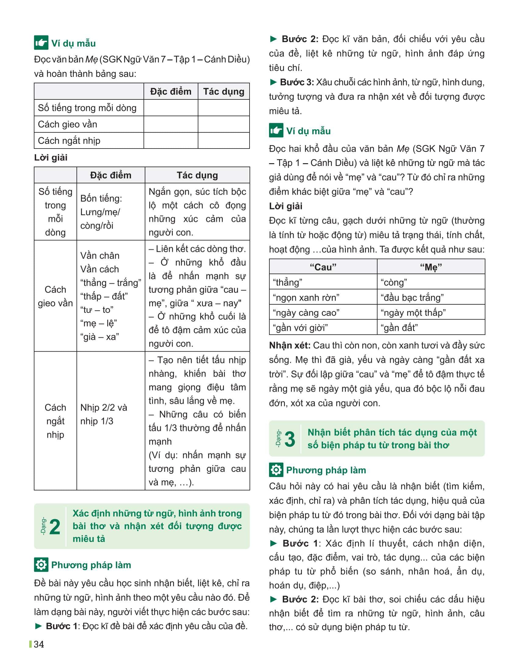 Bộ Đột Phá Tư Duy Ngữ Văn 7 - Tập 1 (Theo Bộ Sách Cánh Diều) - Ảnh 14