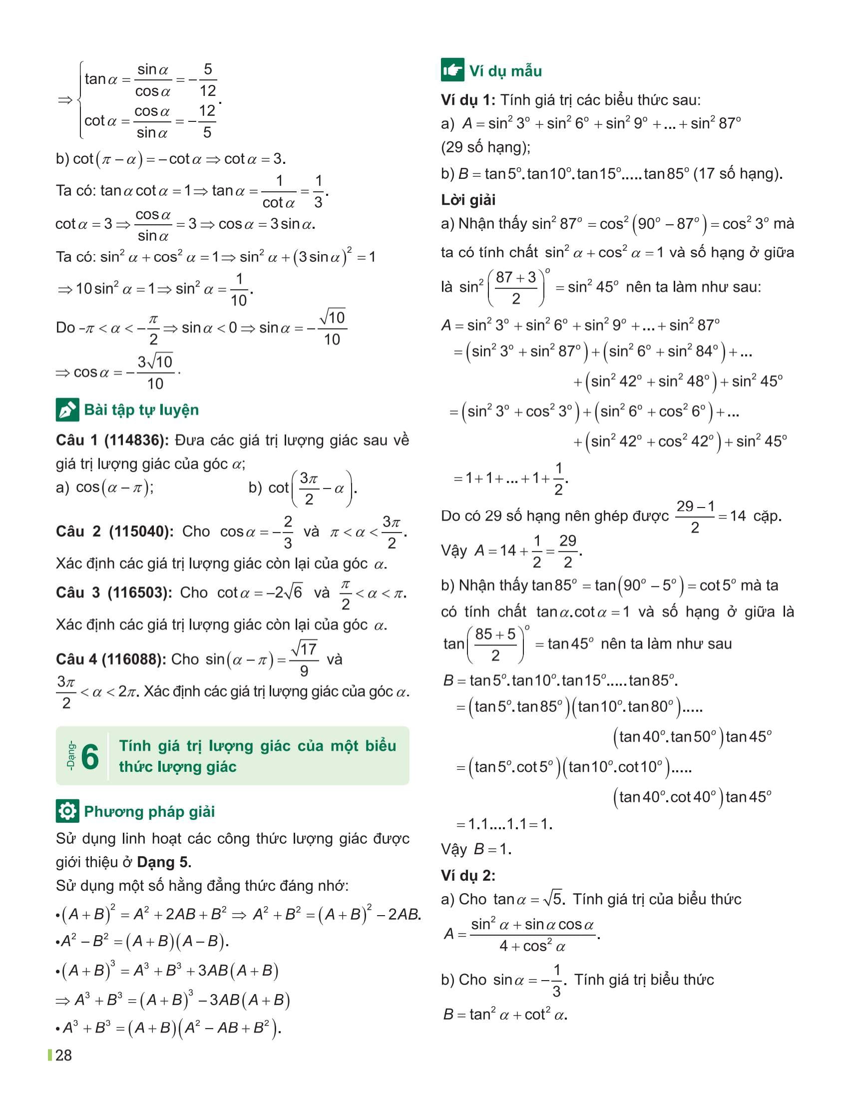 Bộ Đột Phá Tư Duy Toán 11 - Tập 1 - Ảnh 15