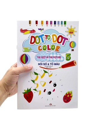 bộ dot to dot color - the rest of the picture - nối số và tô màu 5 - Ảnh 7
