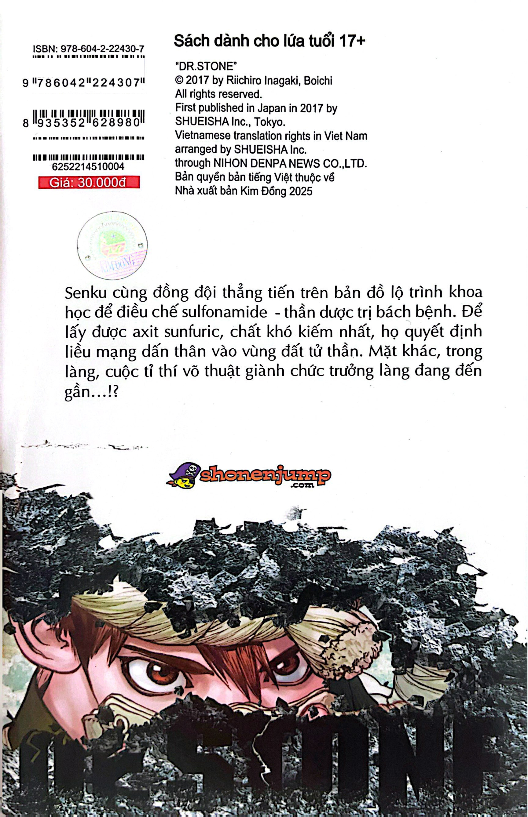 Bộ Dr.STONE - Tập 4 - Phòng Thí Nghiệm Của Senku - Ảnh 9