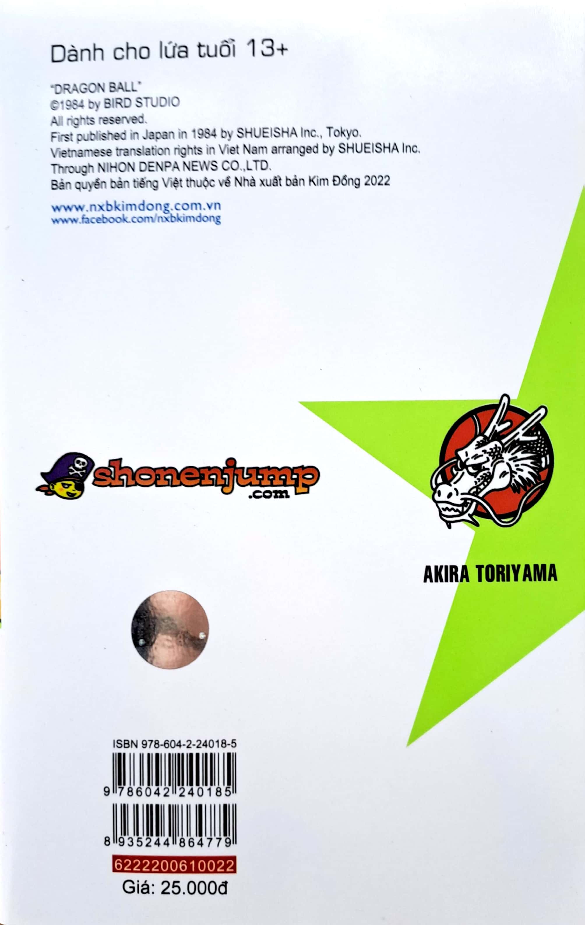 bộ dragon ball - 7 viên ngọc rồng - tập 22 - người namek phản kháng (tái bản 2022) - Ảnh 8