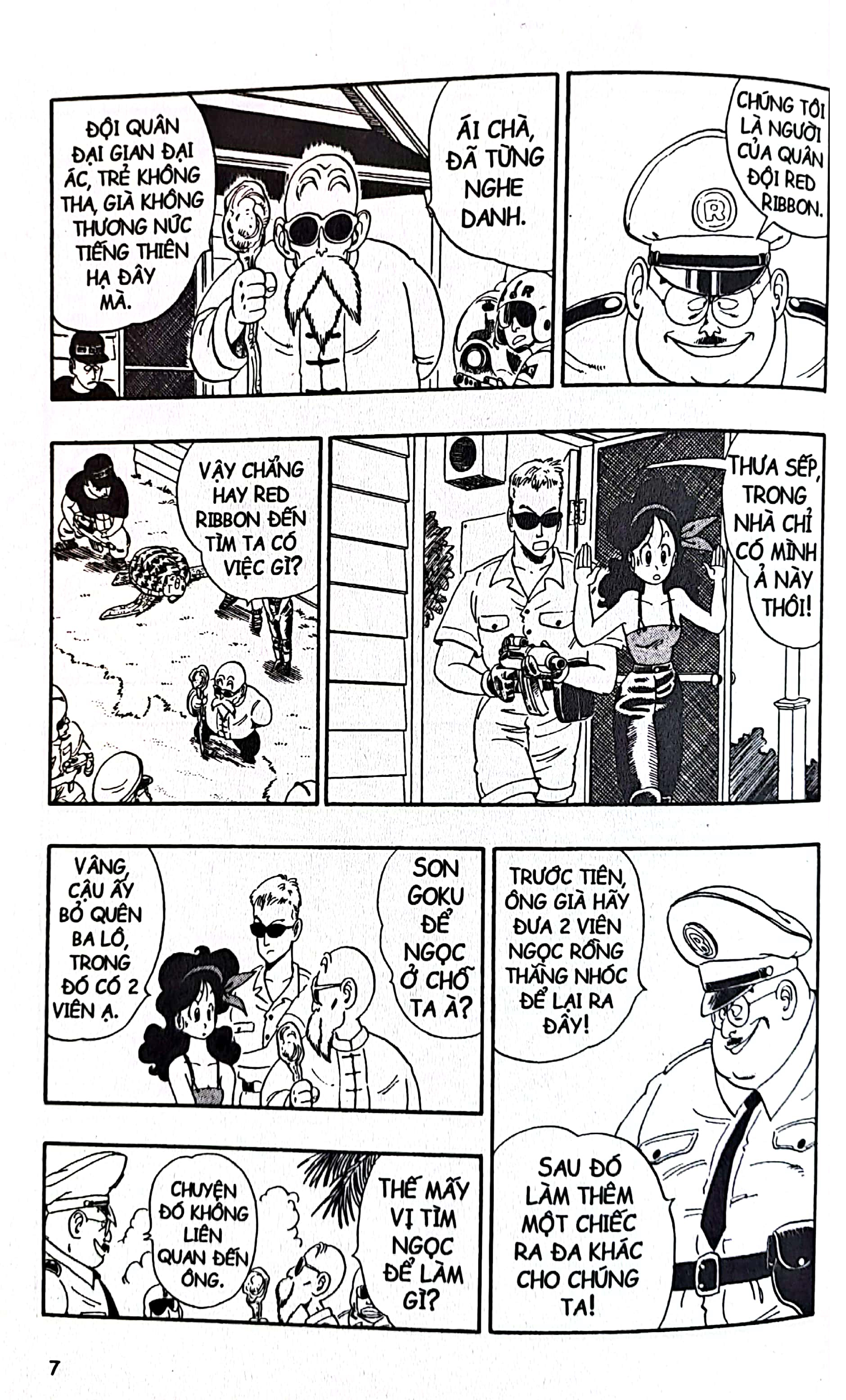 bộ dragon ball - 7 viên ngọc rồng - tập 7 - theo dấu tướng quân blue (tái bản 2022) - Ảnh 6