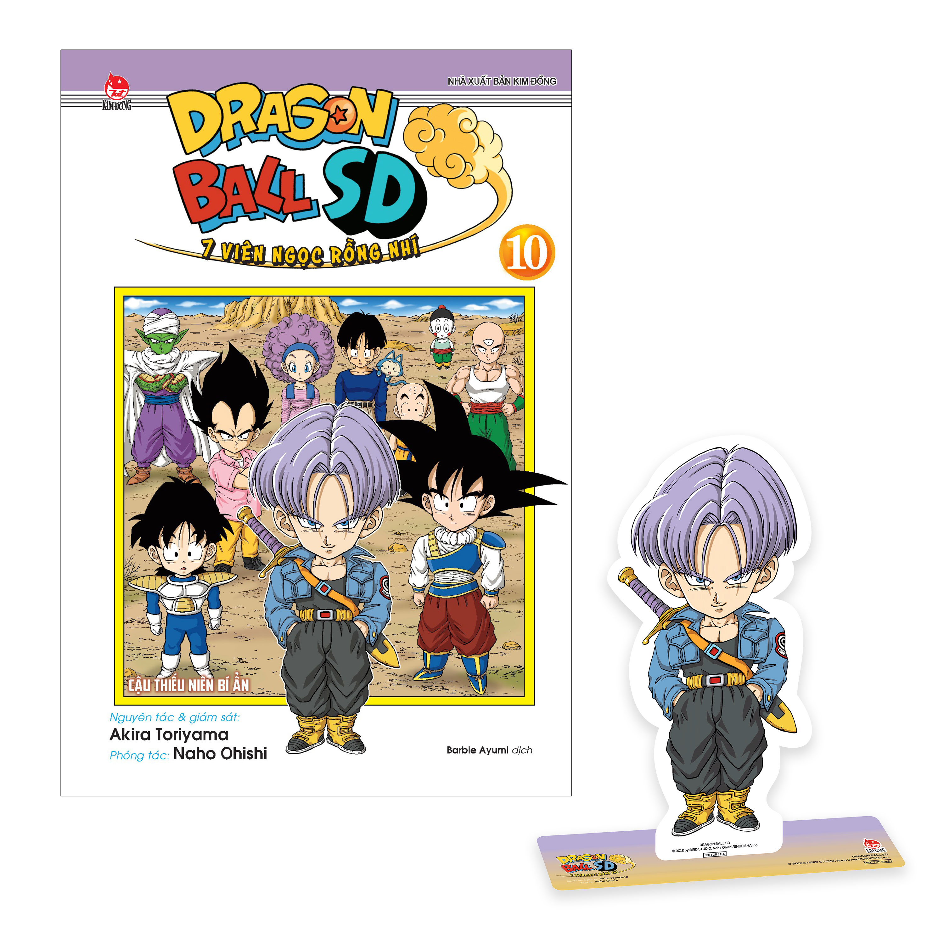 Bo
						
										
										Dragon Ball SD - 7 Vien Ngoc Rong Nhi - Tap 10 - Cau Thieu Nien Bi An - Tang Kem Standee Ivory - Ảnh 2