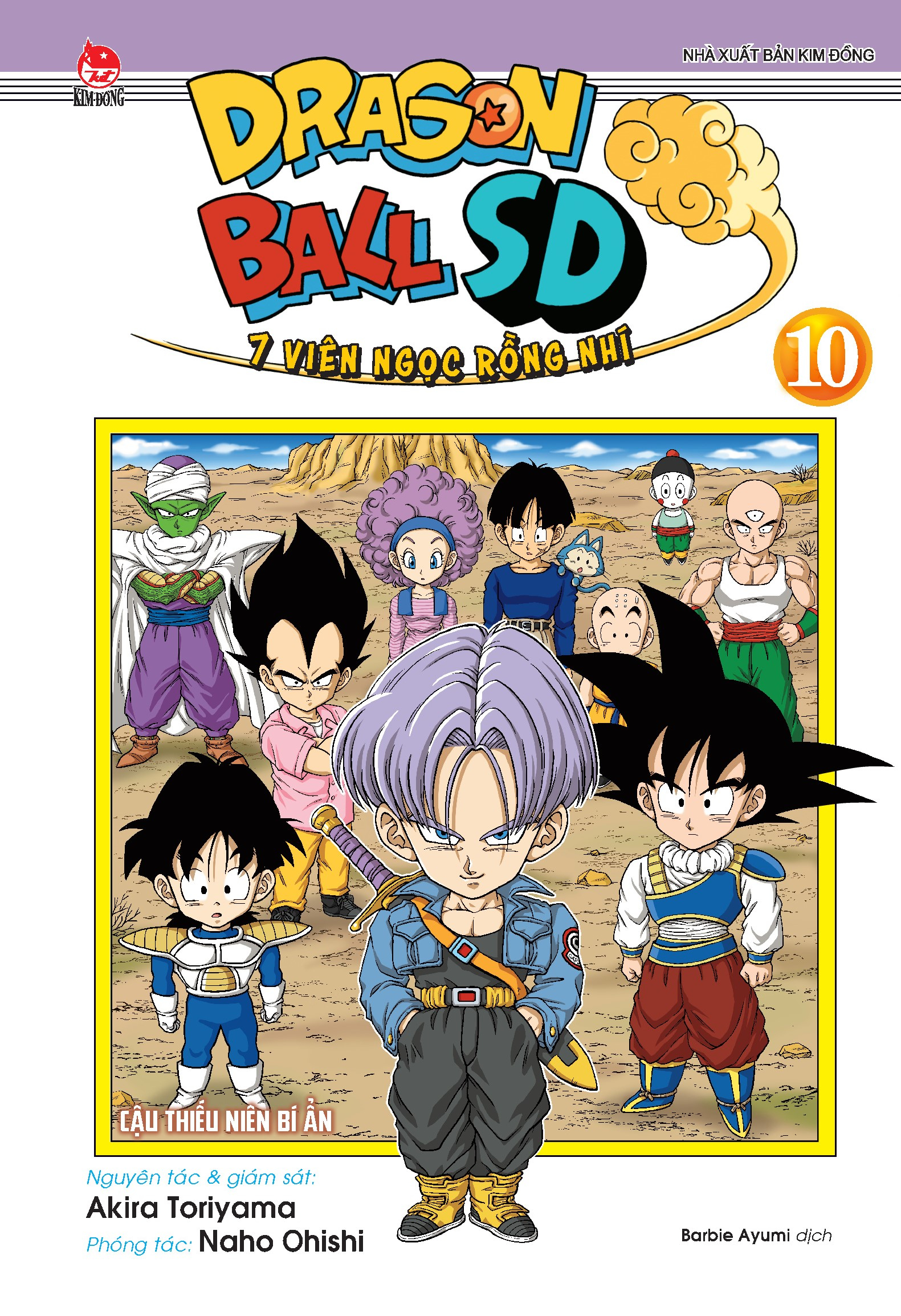 Bo
						
										
										Dragon Ball SD - 7 Vien Ngoc Rong Nhi - Tap 10 - Cau Thieu Nien Bi An - Tang Kem Standee Ivory - Ảnh 3