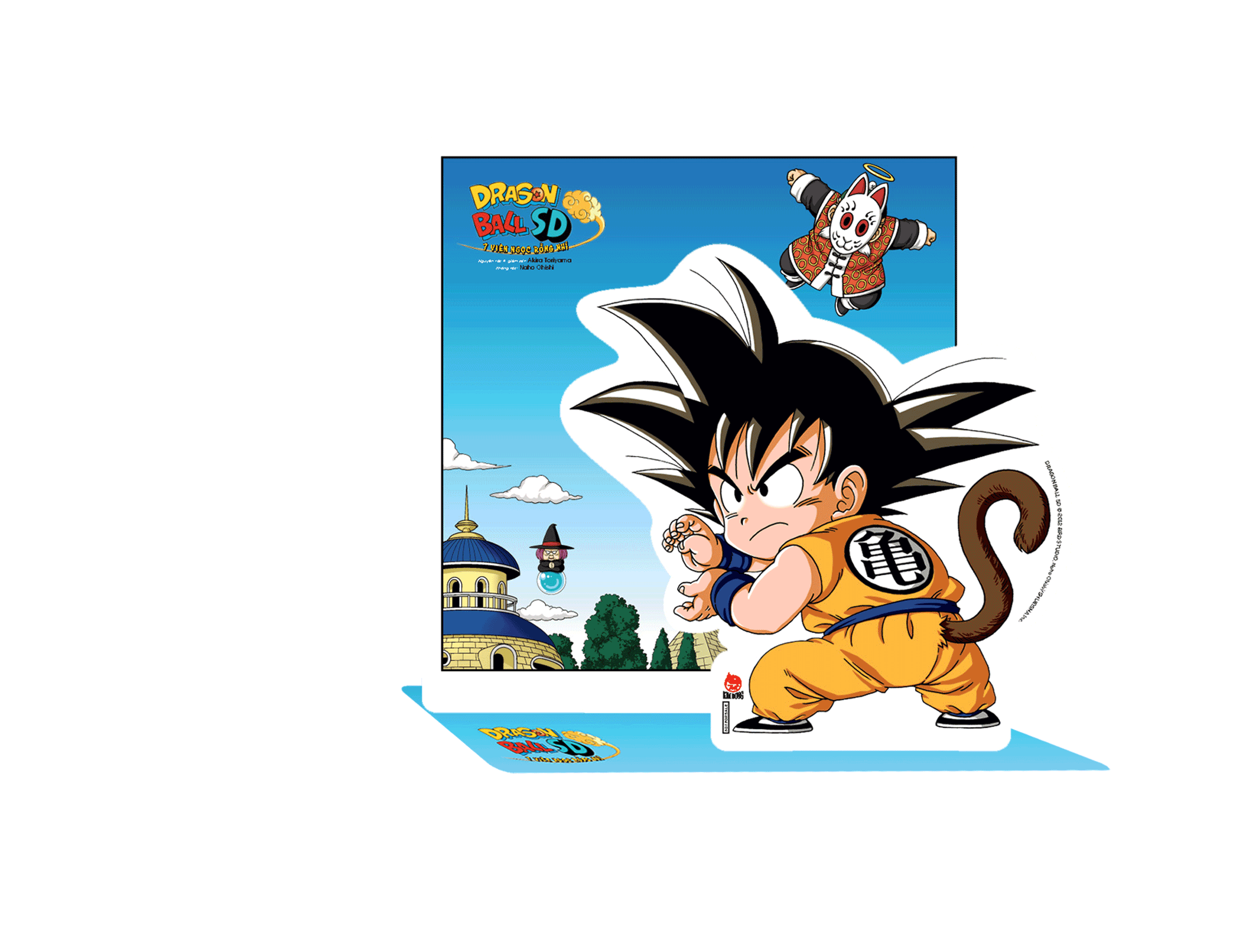 bộ dragon ball sd - 7 viên ngọc rồng nhí - tập 3 - đụng độ red ribbon - tặng kèm standee - Ảnh 4
