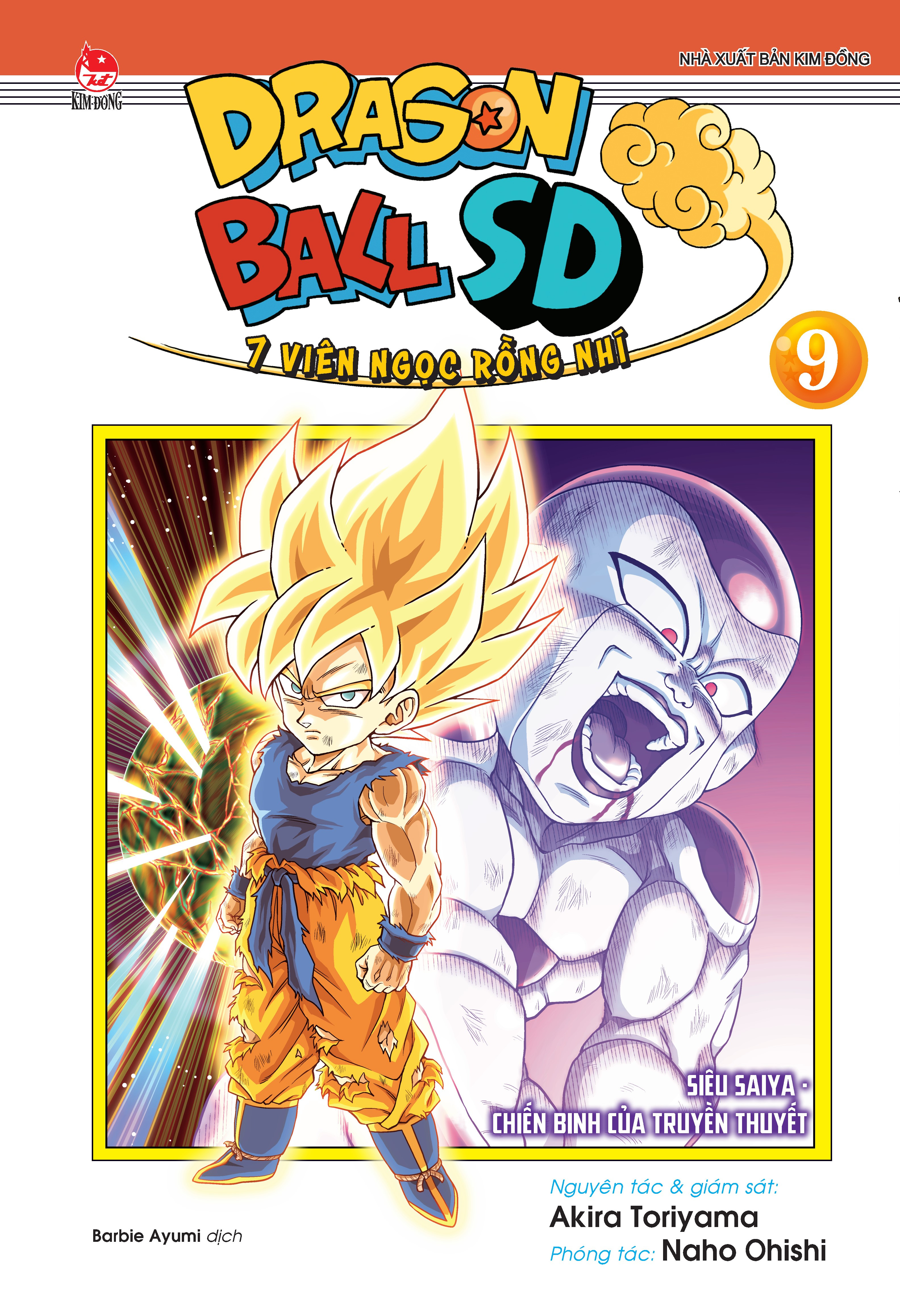 Bộ Dragon Ball SD - 7 Viên Ngọc Rồng Nhí - Tập 9 - Siêu Saiya - Chiến Binh Của Truyền Thuyết - Tặng Kèm Standee - Ảnh 3