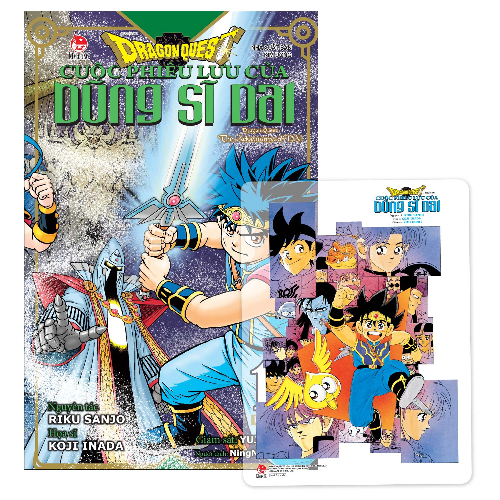 Bộ Dragon Quest - Cuộc Phiêu Lưu Của Dũng Sĩ Dai - Tập 10 - Kị Sĩ Rồng V - Tặng Kèm Postcard + Clear Card - Ảnh 3