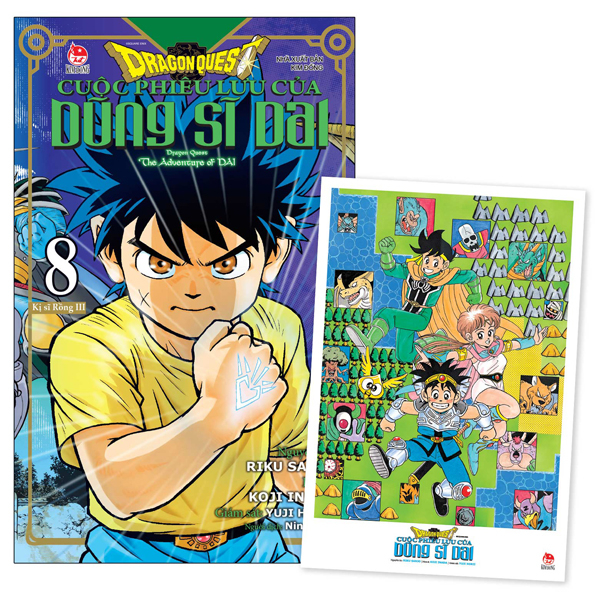 Bộ Dragon Quest - Cuộc Phiêu Lưu Của Dũng Sĩ Dai - Tập 8 - Kị Sĩ Rồng III - Tặng Kèm Postcard