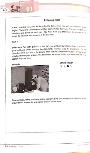 bộ economy toeic lc1000 vol 2 (kèm cd) - Ảnh 3