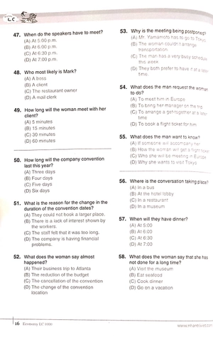 bộ economy toeic lc1000 vol 2 (kèm cd) - Ảnh 9