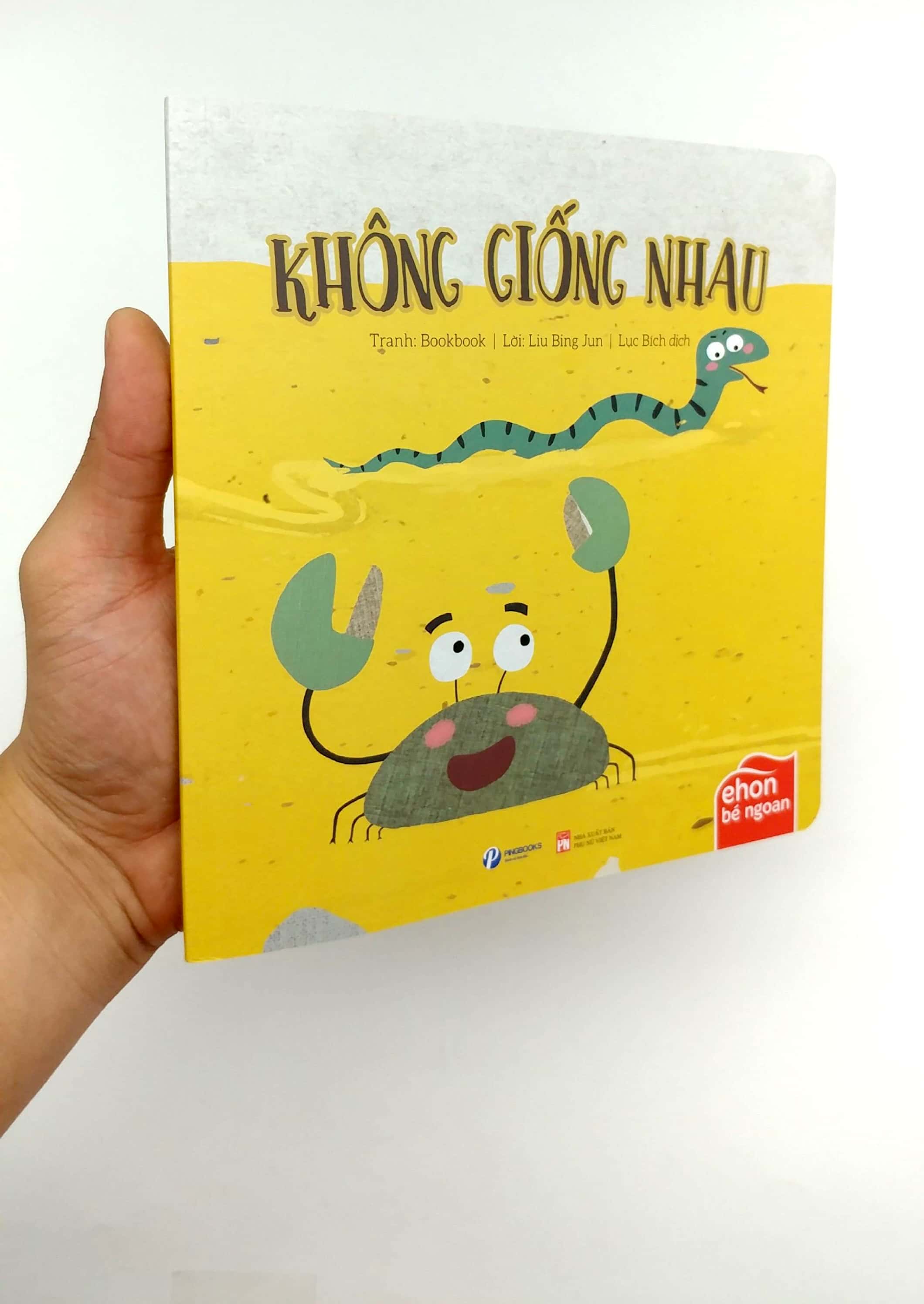 bộ ehon bé ngoan - là ai thế nhỉ: không giống nhau - Ảnh 7