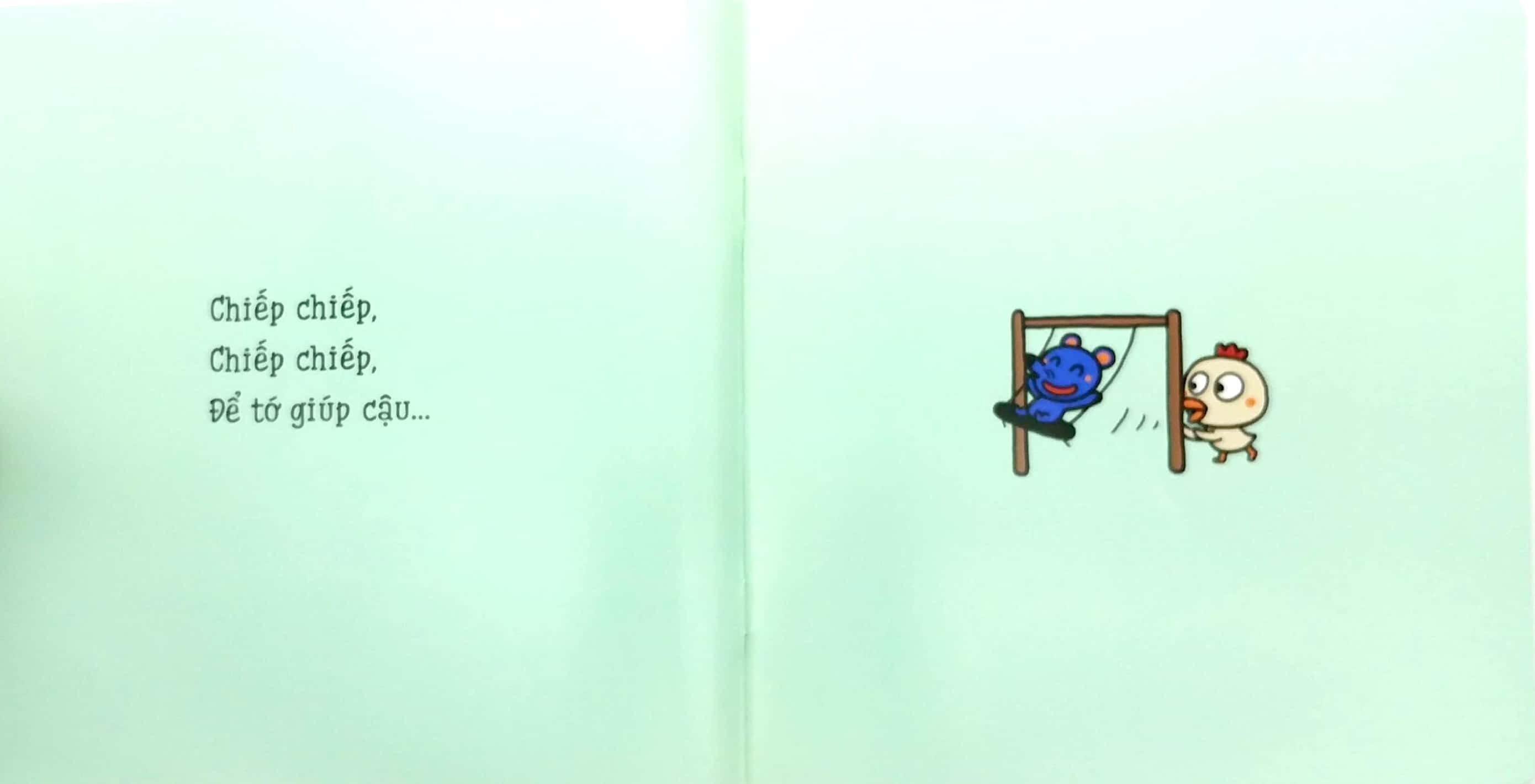 bộ ehon bé ngoan - tớ muốn ăn một con voi: cùng chơi xích đu nào! - Ảnh 4