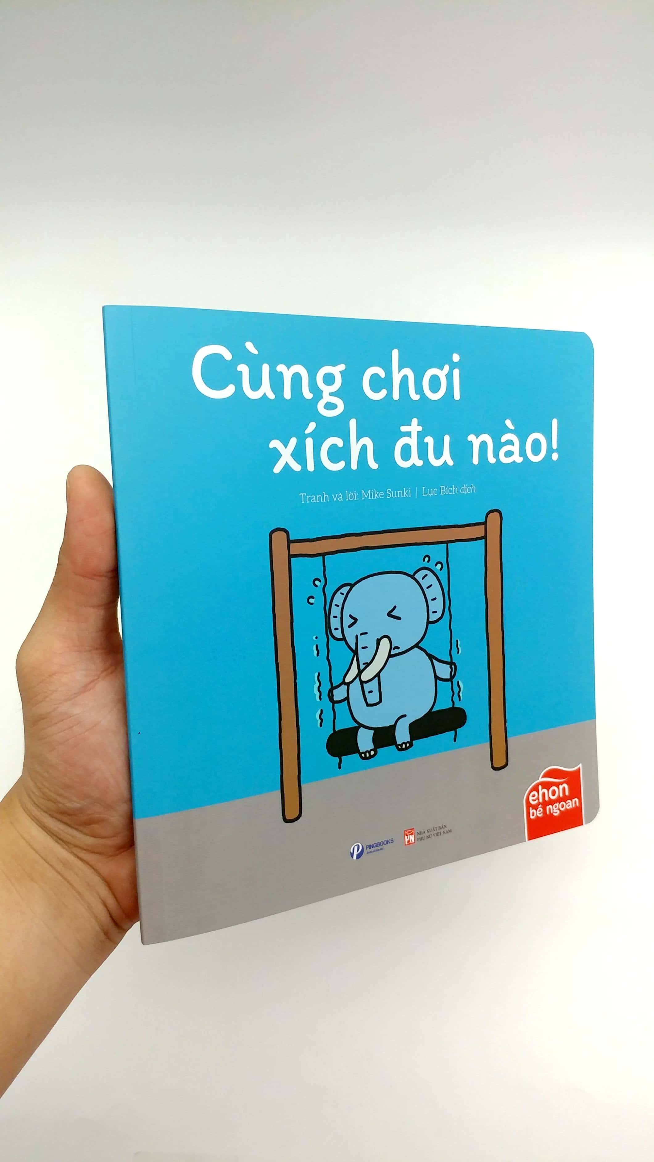 bộ ehon bé ngoan - tớ muốn ăn một con voi: cùng chơi xích đu nào! - Ảnh 7
