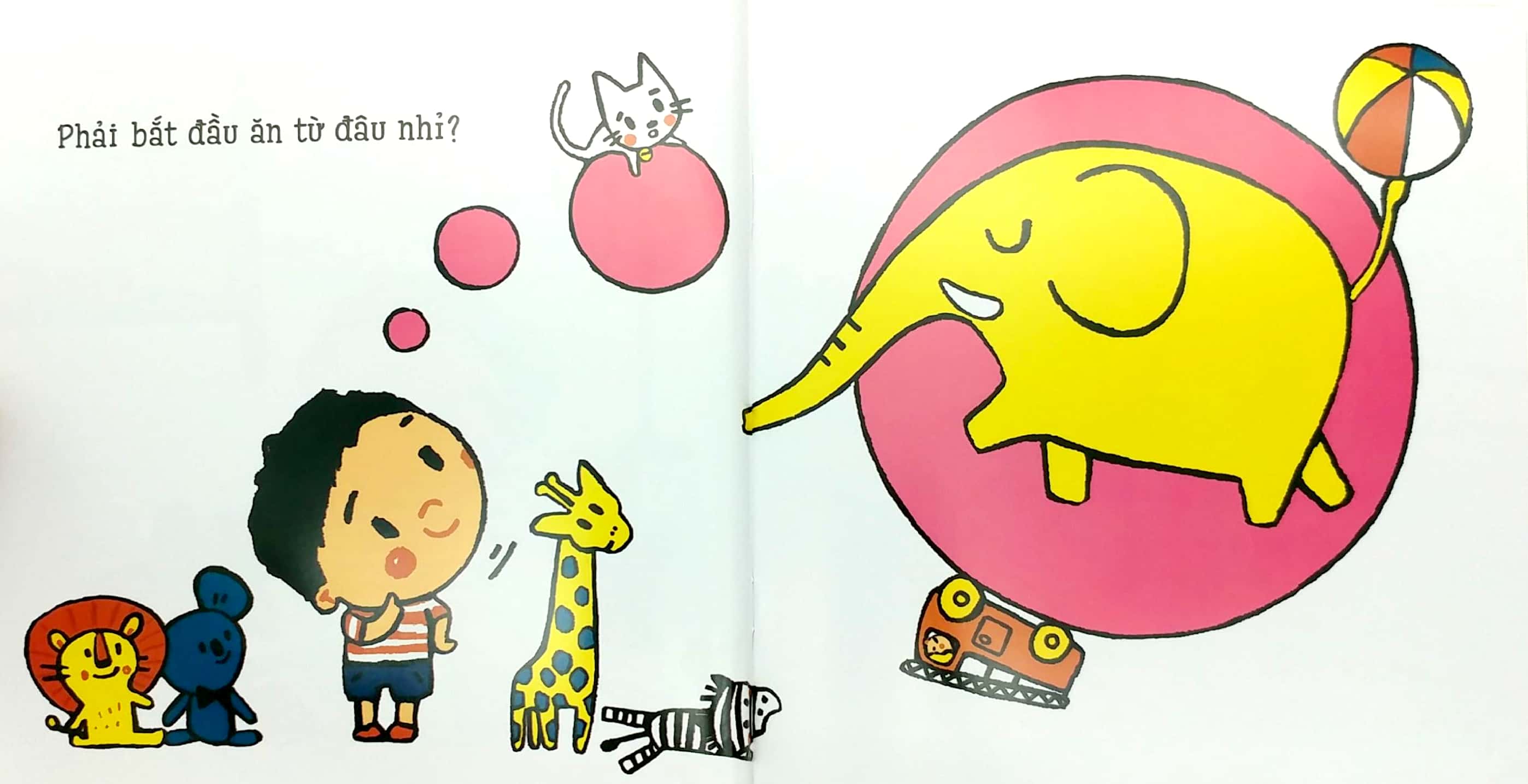 bộ ehon bé ngoan - tớ muốn ăn một con voi: tớ muốn ăn một con voi - Ảnh 4