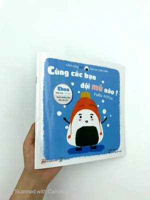 bộ ehon chơi cùng giri chú bé cơm nắm - cùng các bạn đội mũ nào! (từ 0 - 6 tuổi) (tái bản 2019) - Ảnh 8