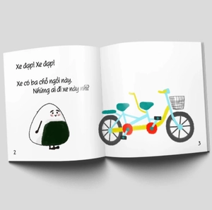 bộ ehon chơi cùng giri chú bé cơm nắm - xe của ai đây nhỉ? (0 - 6 tuổi) (tái bản 2020) - Ảnh 3