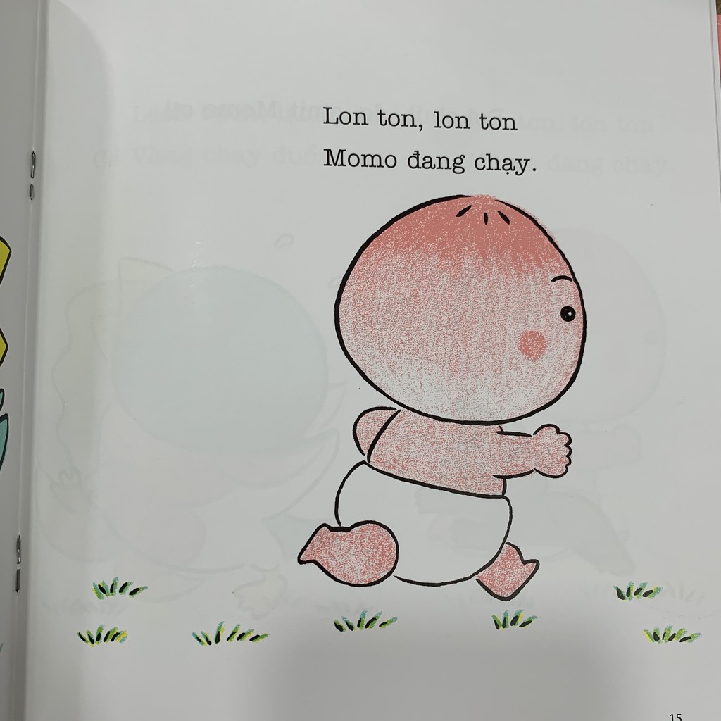 bộ ehon chơi cùng momo - đợi chút đợi chút! (từ 2 tuổi) - Ảnh 3