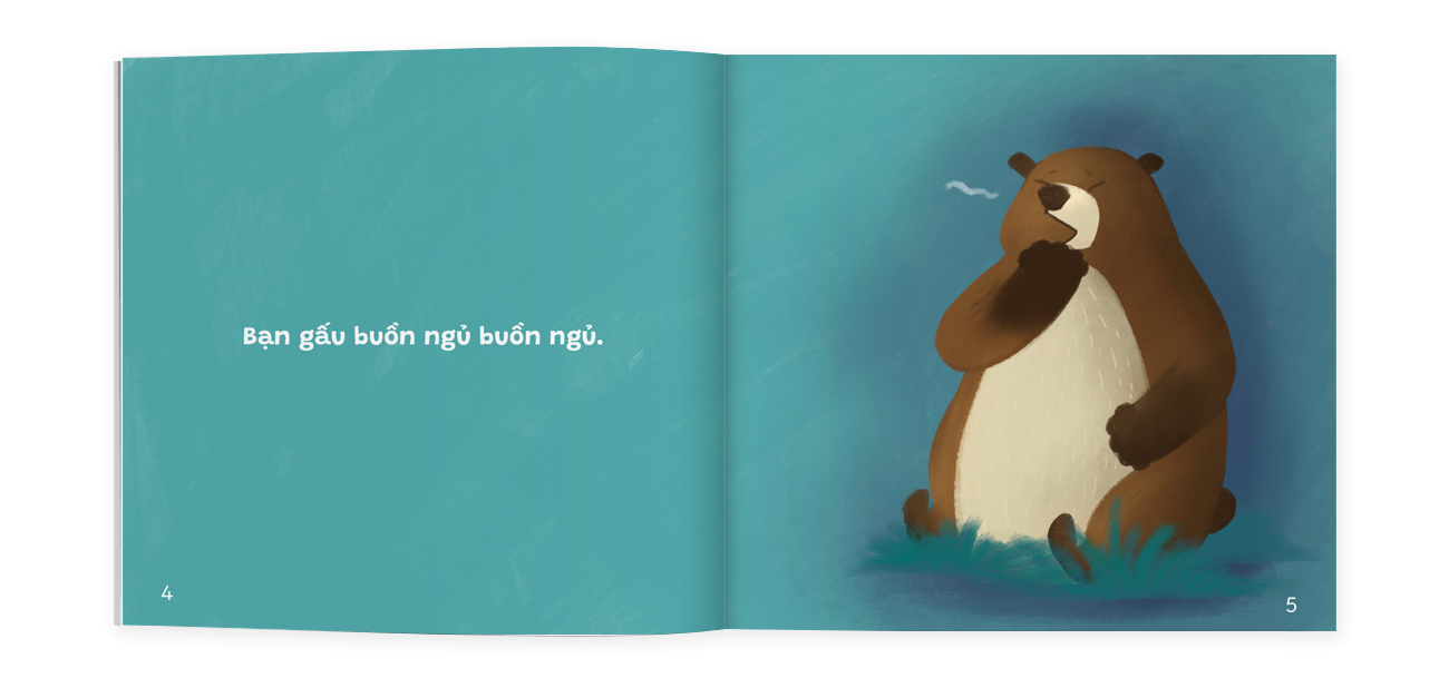 bộ ehon giúp bé dễ đi vào giấc ngủ - buồn ngủ ơi là buồn ngủ - Ảnh 3