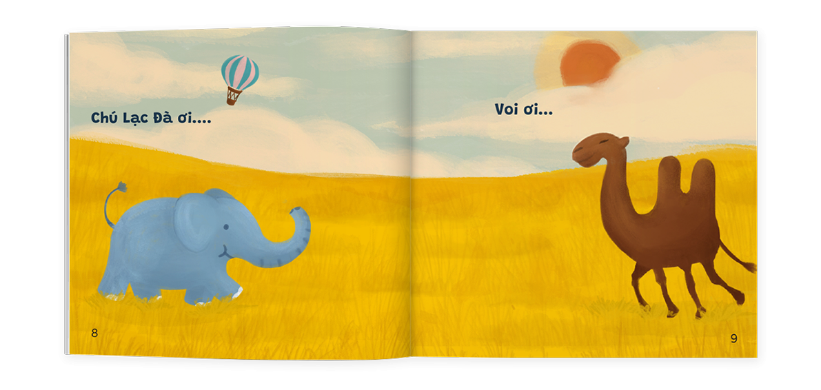 bộ ehon giúp bé dễ đi vào giấc ngủ - ôm chầm - Ảnh 3