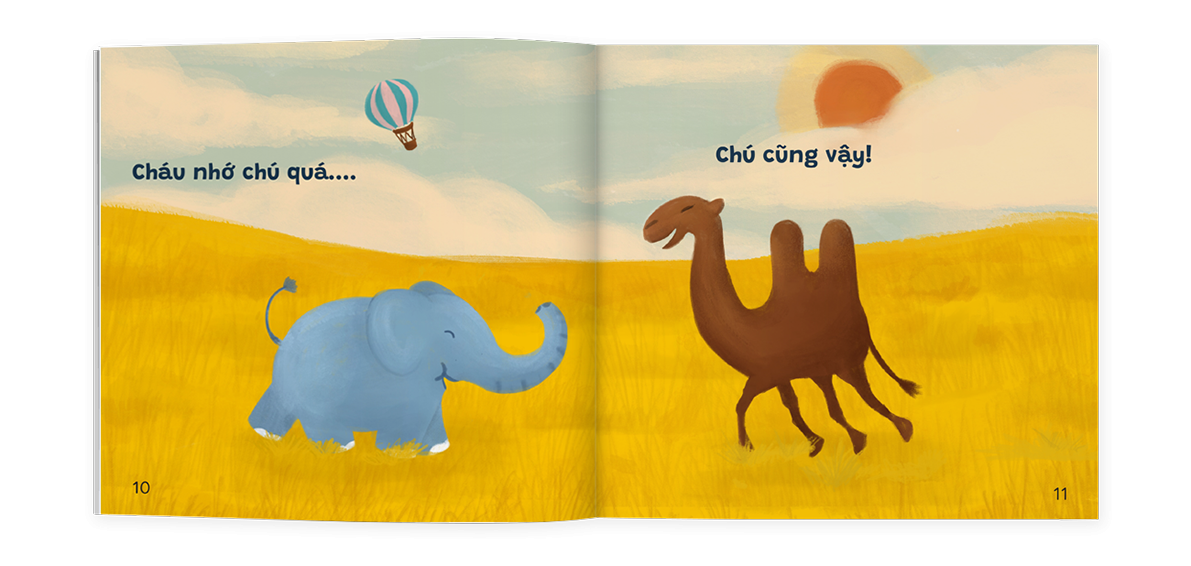 bộ ehon giúp bé dễ đi vào giấc ngủ - ôm chầm - Ảnh 4