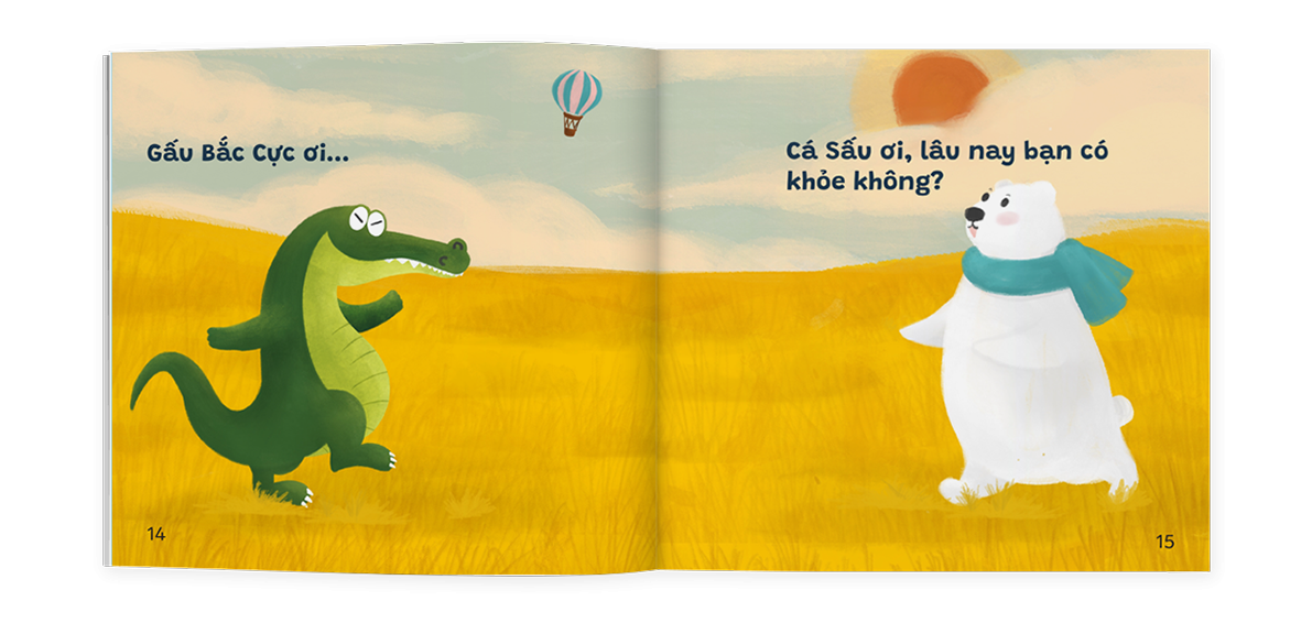 bộ ehon giúp bé dễ đi vào giấc ngủ - ôm chầm - Ảnh 5