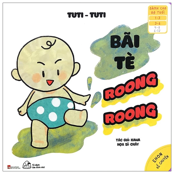 bộ ehon kể chuyện - tuti tuti - bãi tè, roong roong (từ 1 - 6 tuổi)