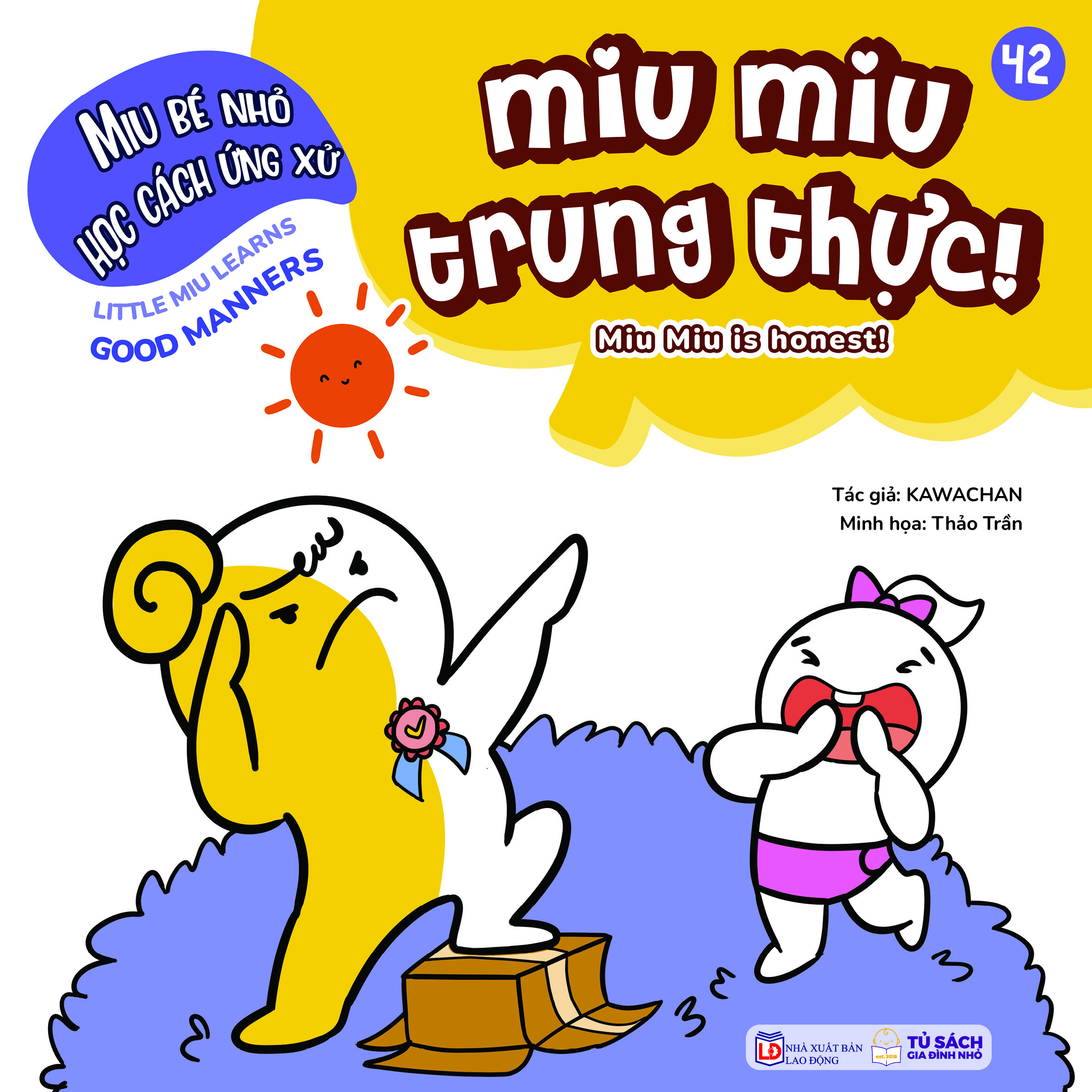 Bộ Ehon Kĩ Năng Sống - Miu Bé Nhỏ Học Cách Ứng Xử - Tập 42 - Miu Miu Trung Thực! - Ảnh 2
