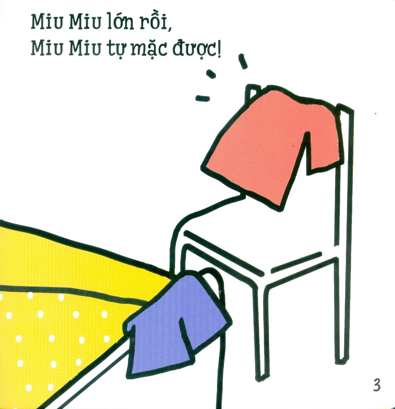 bộ ehon kĩ năng sống - tập 19 - miu miu tự lập - mặc quần áo (dành cho độ tuổi 1-6) (tái bản 2023) - Ảnh 3