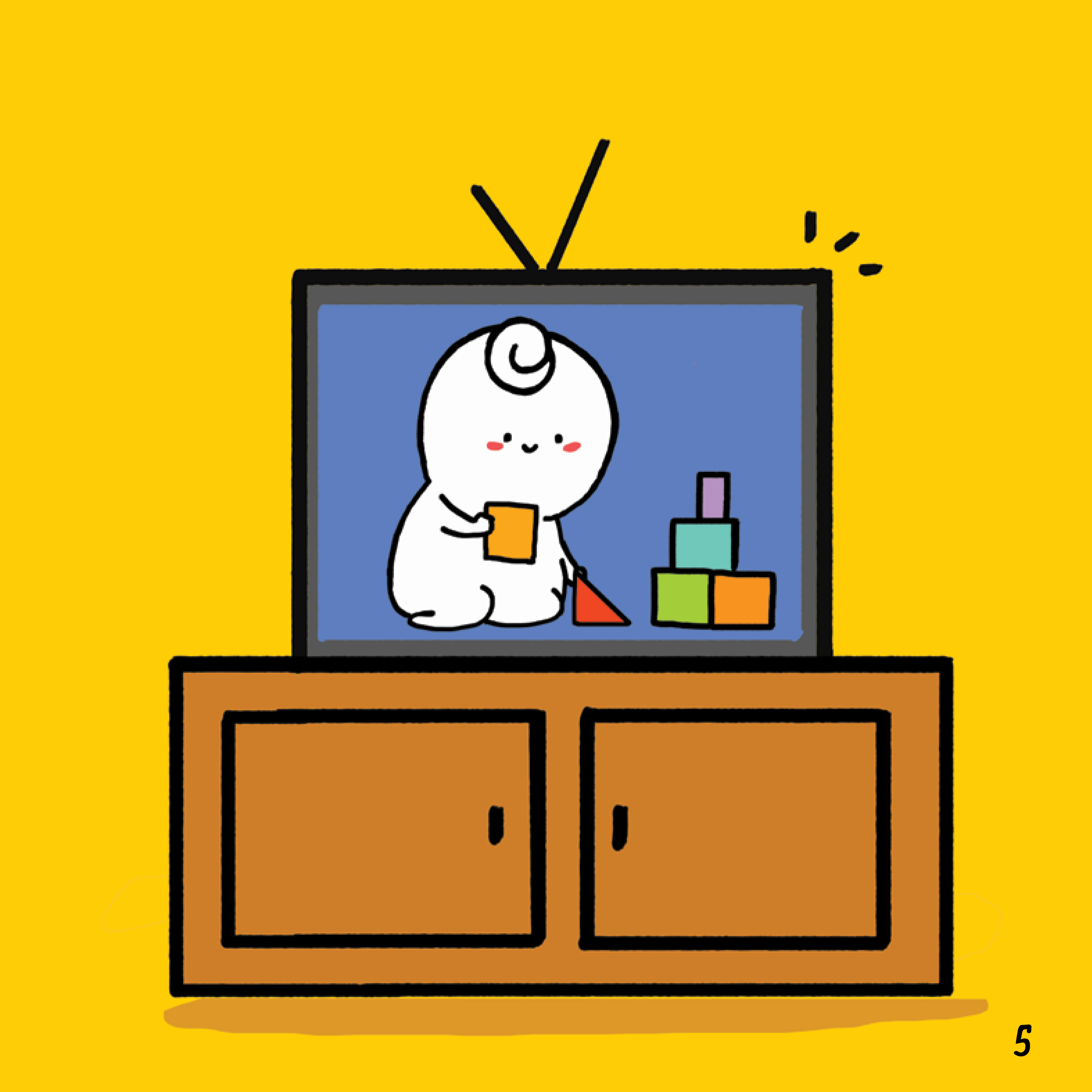 Bộ Ehon Kĩ Năng Sống - Tập 6 - Miu Bé Nhỏ - Đừng Xem Tivi Nhiều Nhé (Dành Cho Độ Tuổi 1-6) (Tái Bản 2023) - Ảnh 5