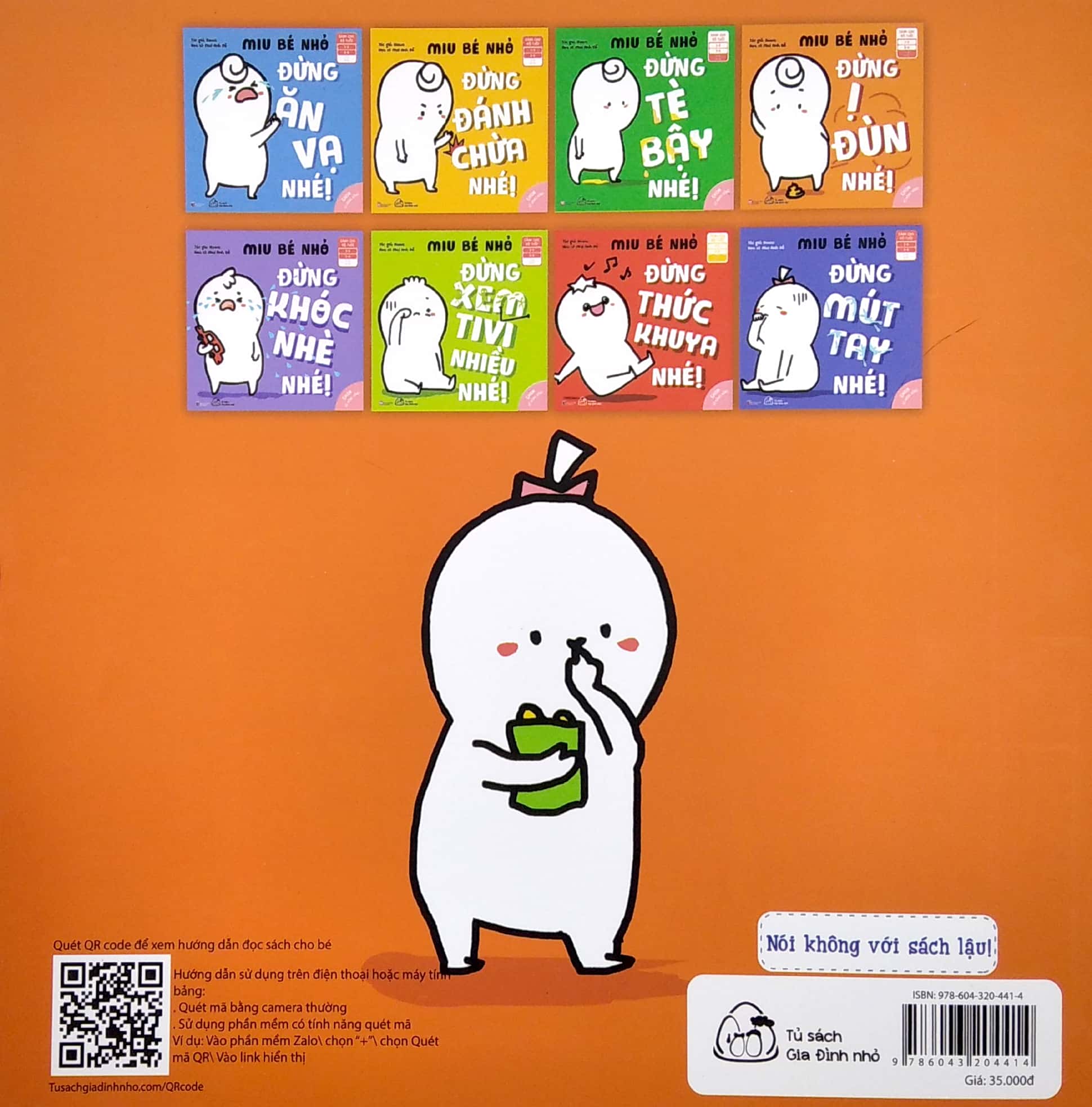 Bộ
Ehon Kỹ Năng Sống - Miu Bé Nhỏ - Đừng Mút Tay Nhé! (Dành Cho Độ Tuổi 1-6) - Ảnh 6