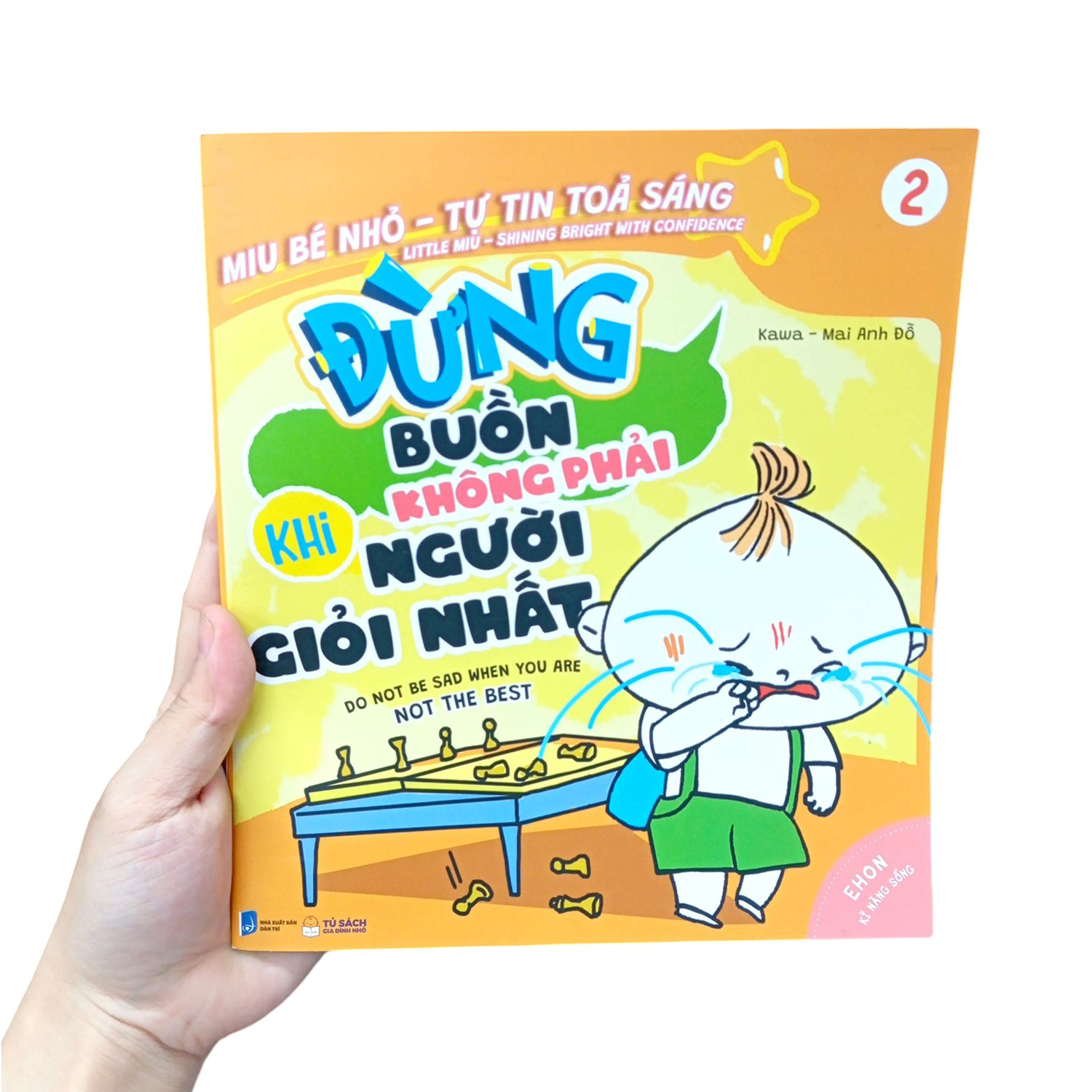 bộ ehon kỹ năng sống - miu bé nhỏ - tự tin tỏa sáng - tập 2 - đừng buồn khi không phải người giỏi nhất - Ảnh 8