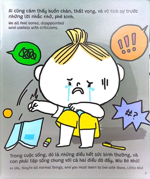 bộ ehon kỹ năng sống - miu bé nhỏ - tự tin tỏa sáng - tập 8 - đừng tức giận khi bị phê bình - Ảnh 4