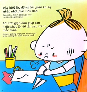bộ ehon kỹ năng sống - miu bé nhỏ - tự tin tỏa sáng - tập 8 - đừng tức giận khi bị phê bình - Ảnh 5