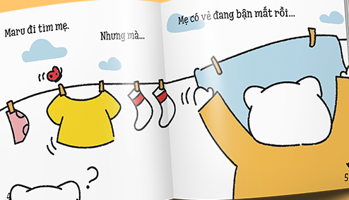 bộ ehon maru - những mẩu chuyện vụn vặt của maru - maru một ngày xui xẻo - (từ 2 - 8 tuổi) (tái bản 2020) - Ảnh 4