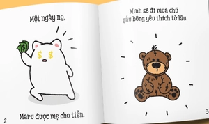 bộ ehon maru - những mẩu chuyện vụn vặt của maru - maru quét nhà - (từ 2 - 8 tuổi) (tái bản 2020) - Ảnh 3