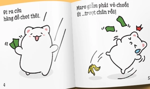 bộ ehon maru - những mẩu chuyện vụn vặt của maru - maru quét nhà - (từ 2 - 8 tuổi) (tái bản 2020) - Ảnh 4