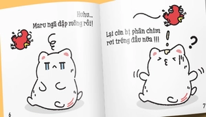 bộ ehon maru - những mẩu chuyện vụn vặt của maru - maru quét nhà - (từ 2 - 8 tuổi) (tái bản 2020) - Ảnh 5