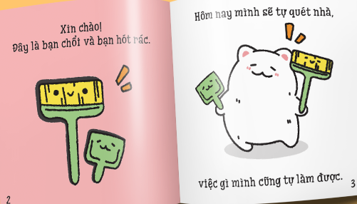 bộ ehon maru - những mẩu chuyện vụn vặt của maru - maru rụng răng - (từ 2 - 8 tuổi) (tái bản 2020) - Ảnh 3