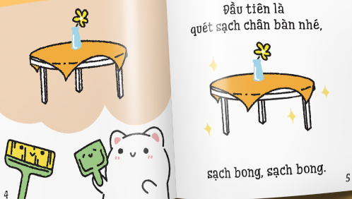 bộ ehon maru - những mẩu chuyện vụn vặt của maru - maru rụng răng - (từ 2 - 8 tuổi) (tái bản 2020) - Ảnh 4