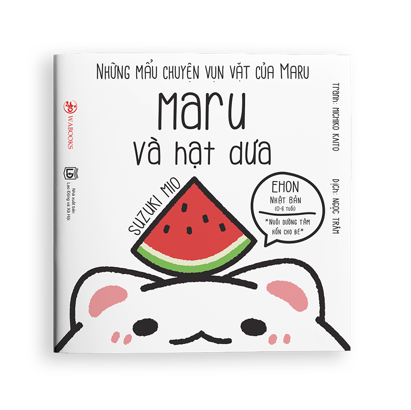 bộ ehon maru - những mẩu chuyện vụn vặt của maru - maru và hạt dưa - (từ 2 - 8 tuổi) (tái bản 2020) - Ảnh 2