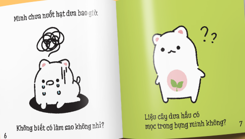 bộ ehon maru - những mẩu chuyện vụn vặt của maru - maru và hạt dưa - (từ 2 - 8 tuổi) (tái bản 2020) - Ảnh 5