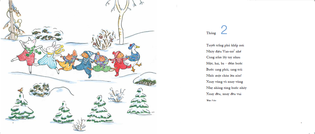 bộ ehon - mọt sách mogu - bài ca 12 tháng của gư-ri và gư-ra - Ảnh 4