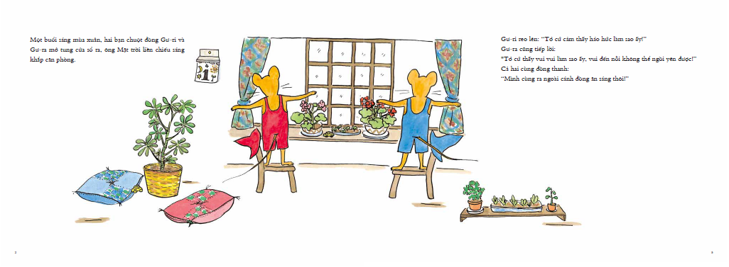 bộ ehon - mọt sách mogu - gư-ri, gư-ra và bạn kukuri-kura (từ 1 - 6 tuổi) - Ảnh 3