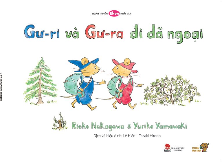 bộ ehon - mọt sách mogu - gư-ri và gư-ra đi dã ngoại (từ 1 - 6 tuổi) - Ảnh 2
