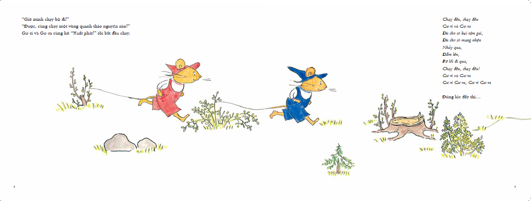 bộ ehon - mọt sách mogu - gư-ri và gư-ra đi dã ngoại (từ 1 - 6 tuổi) - Ảnh 6
