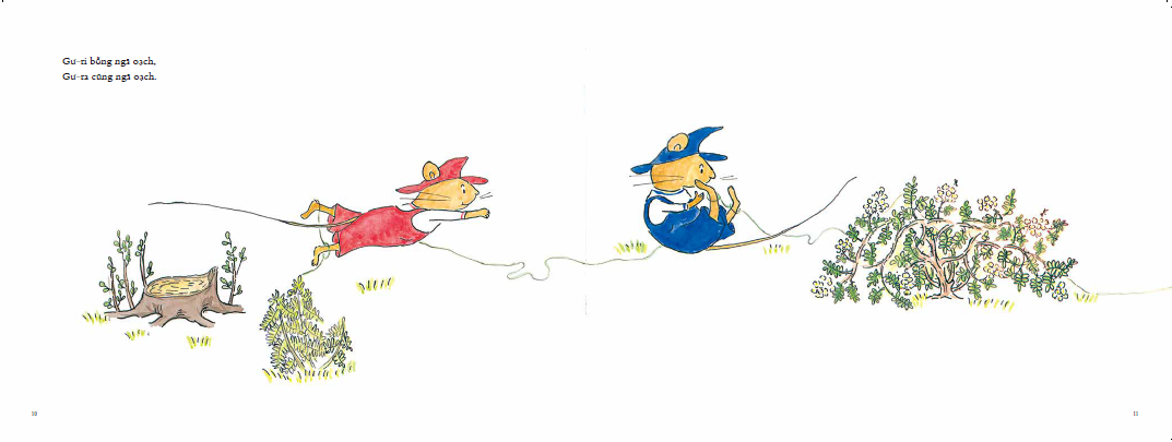 bộ ehon - mọt sách mogu - gư-ri và gư-ra đi dã ngoại (từ 1 - 6 tuổi) - Ảnh 7