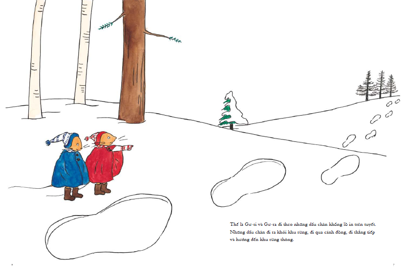 bộ ehon - mọt sách mogu - gư-ri và gư-ra - vị khách đặc biệt (từ 1 - 6 tuổi) - Ảnh 5