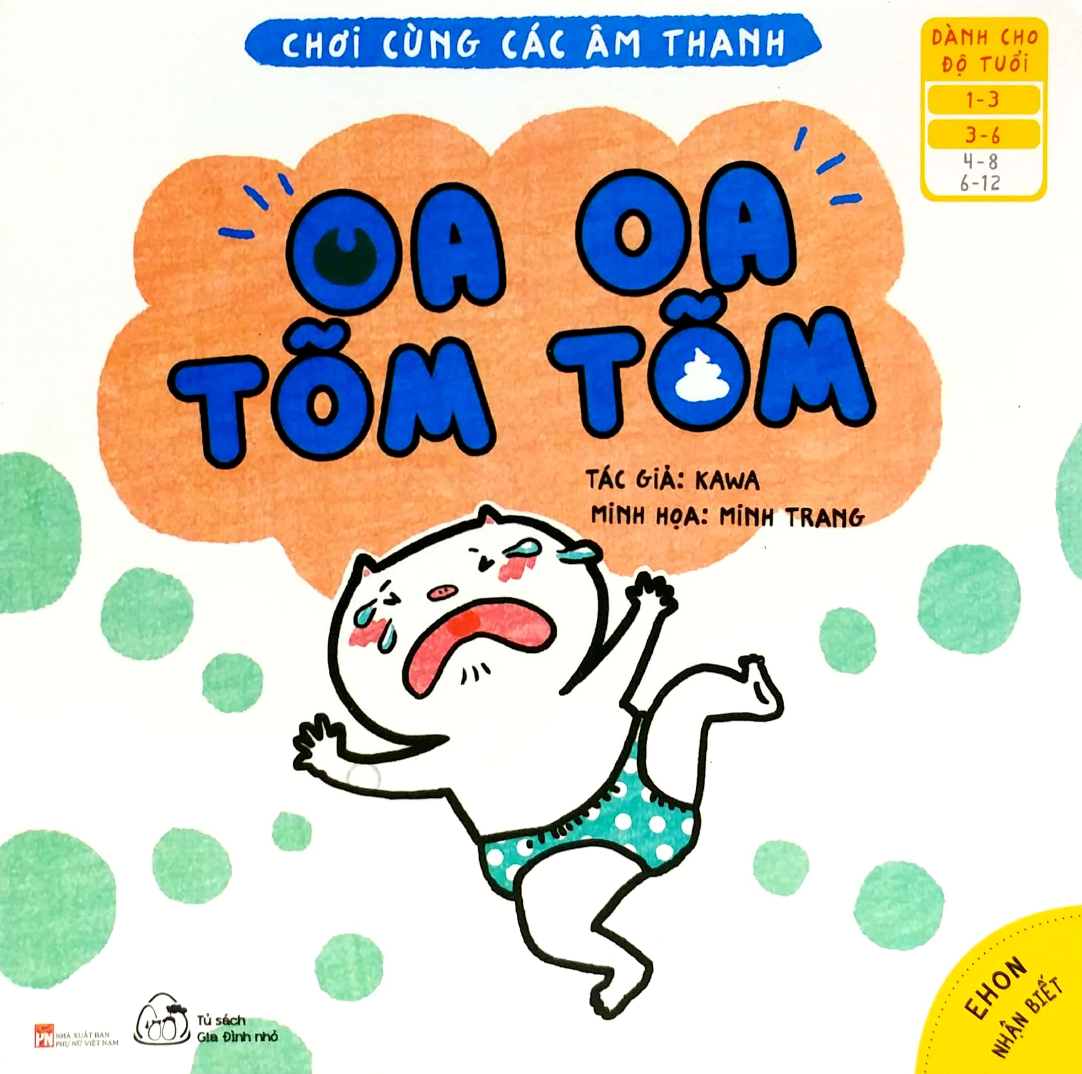 bộ ehon nhận biết - chơi cùng các âm thanh - oa oa tõm tõm (từ 1 - 6 tuổi) - Ảnh 2