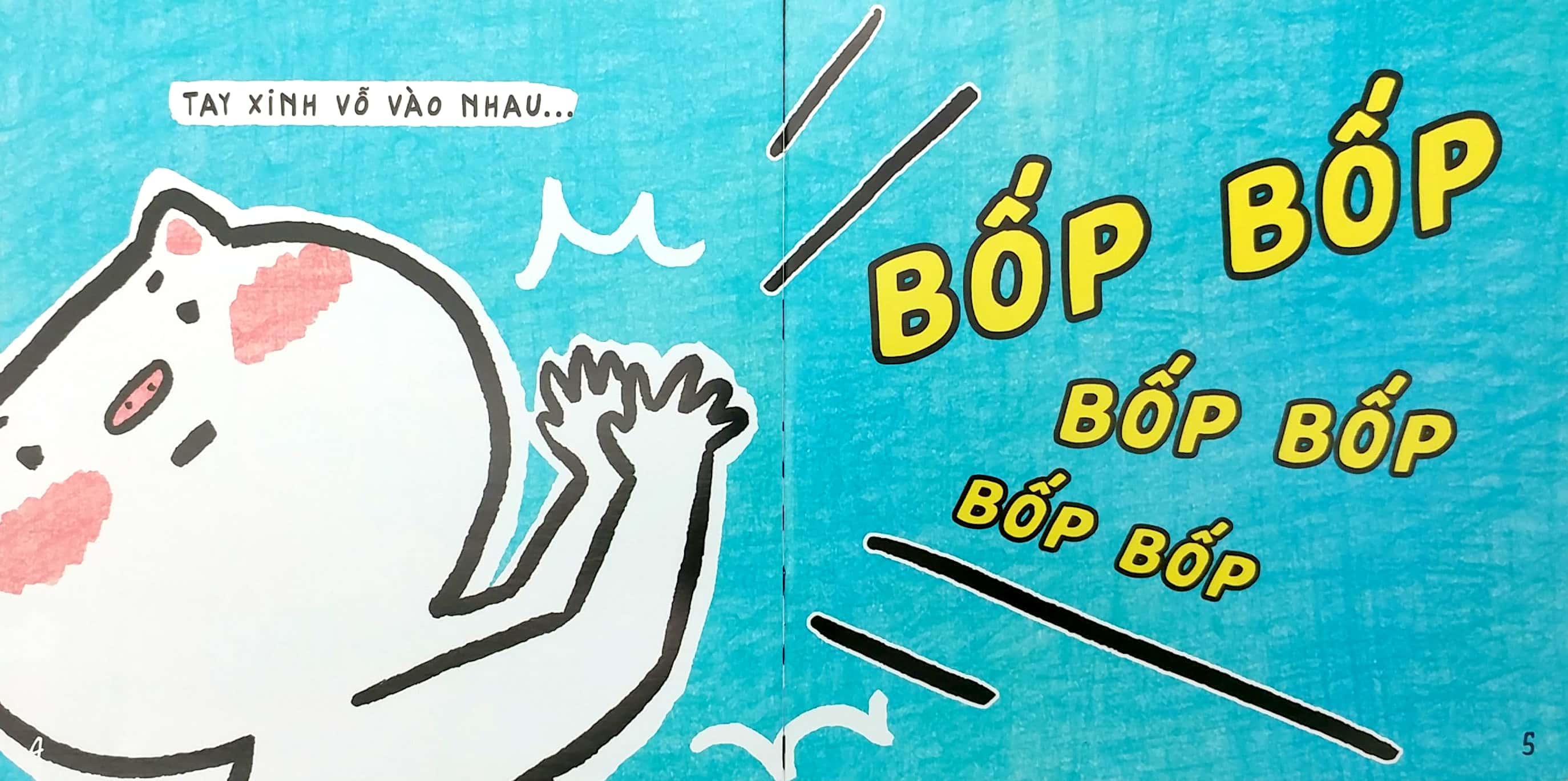 bộ ehon nhận biết - chơi cùng các âm thanh - oa oa tõm tõm (từ 1 - 6 tuổi) - Ảnh 4