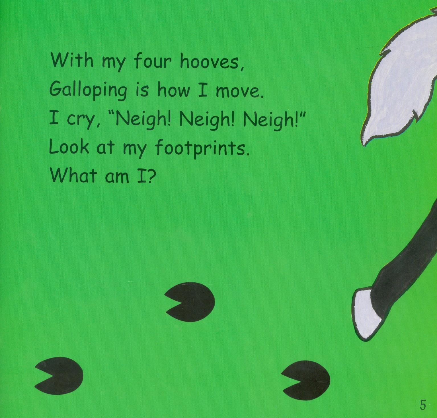 bộ ehon nhận biết - đoán dấu chân xinh - tớ là ai? - tập 3 (từ 1 - 6 tuổi) - Ảnh 4